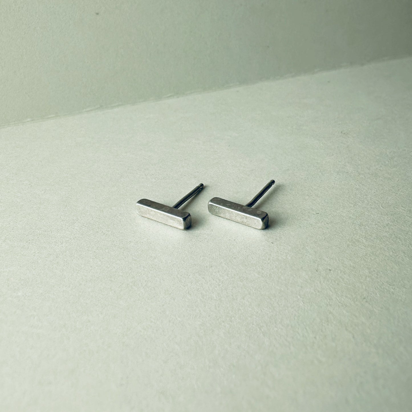 Silver Bar Earrings