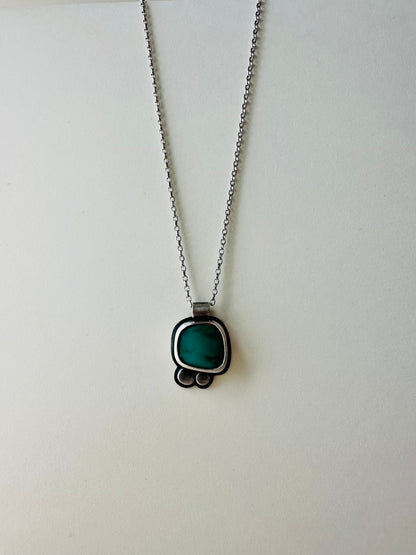 Stone and Silver Pebble Necklace