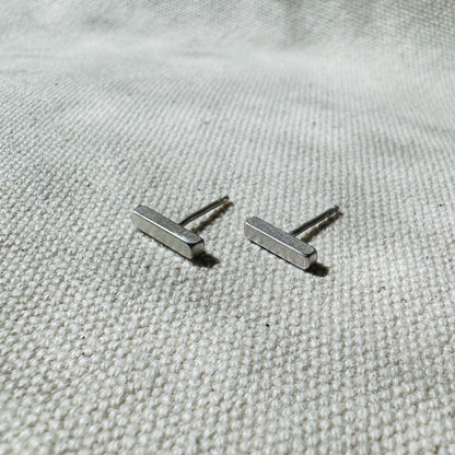 Silver Bar Earrings