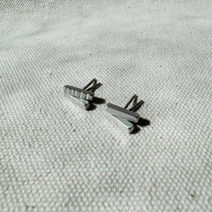 Silver Bar Earrings