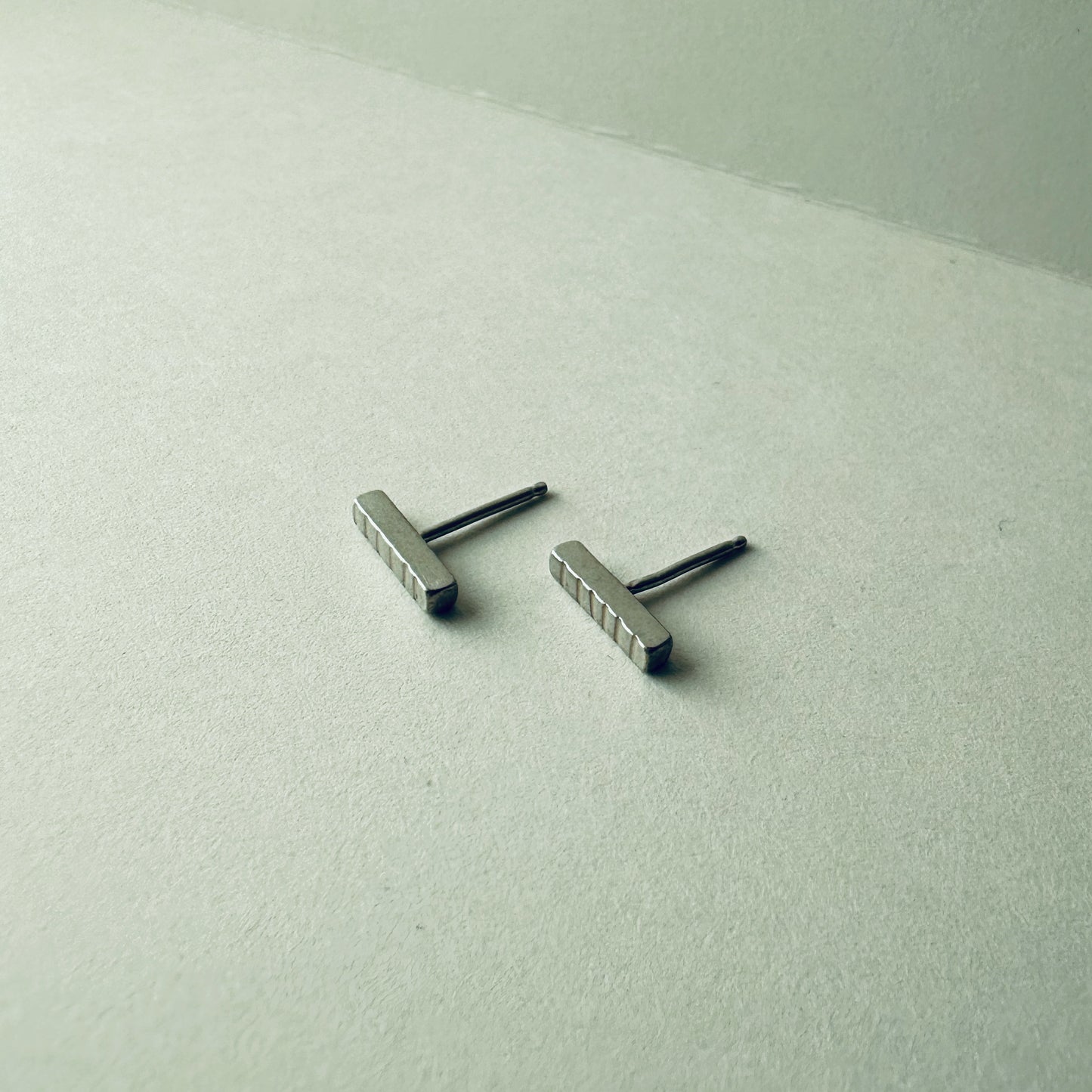 Silver Bar Earrings