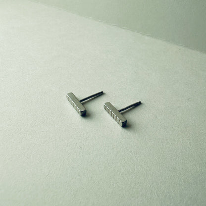 Silver Bar Earrings